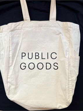 Public Goods Canvas Tote Bag in Natural